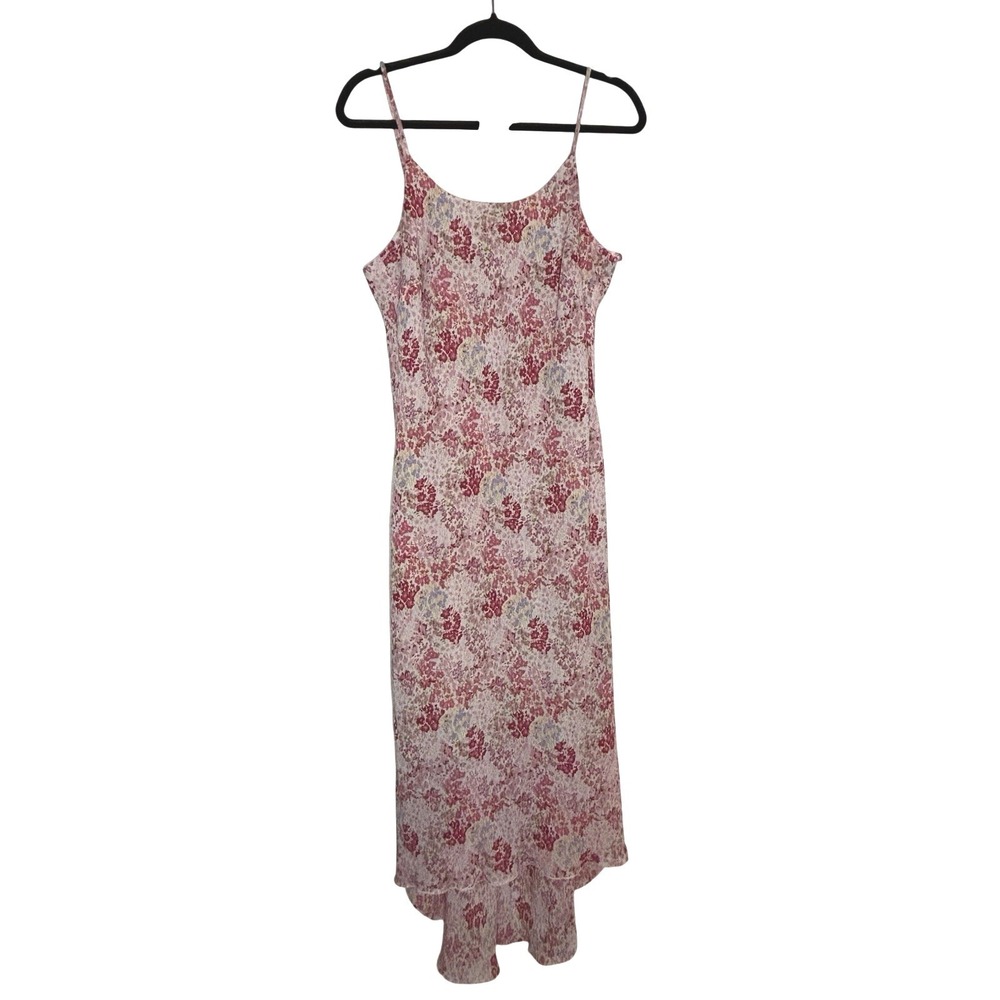 Y2K Reitmans Midi Dress Juniors 15 Fairy Vintage Pink White Floral Feminine‎